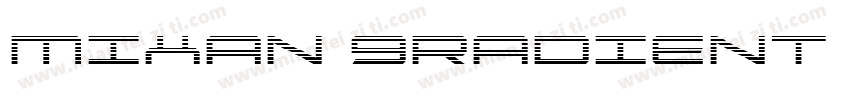 MIXAN GRADIENT FONT字体转换